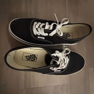 Black vans size 8